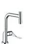 AXOR-HG-Spueltischmischer-Select-Axor-Citterio-chrom-mit-Ausziehauslauf-39861000 gallery number 1